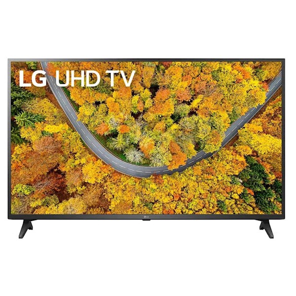 ტელევიზორი LG 55UP75003LF, 55", 4K UHD, Smart TV, HDMI, CI, RF, USB, Wifi, BT, Black
